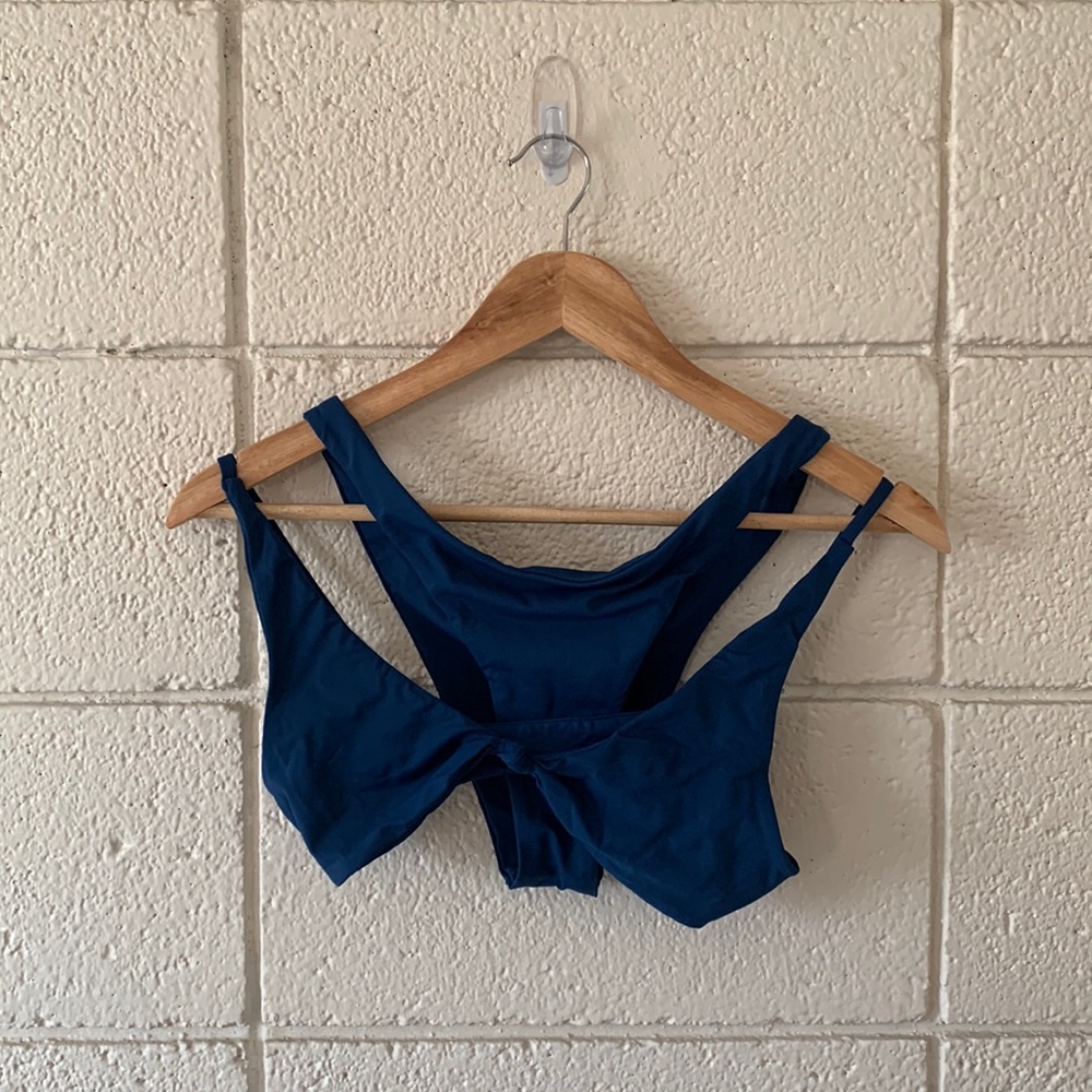 Toast swim deep blue bikini